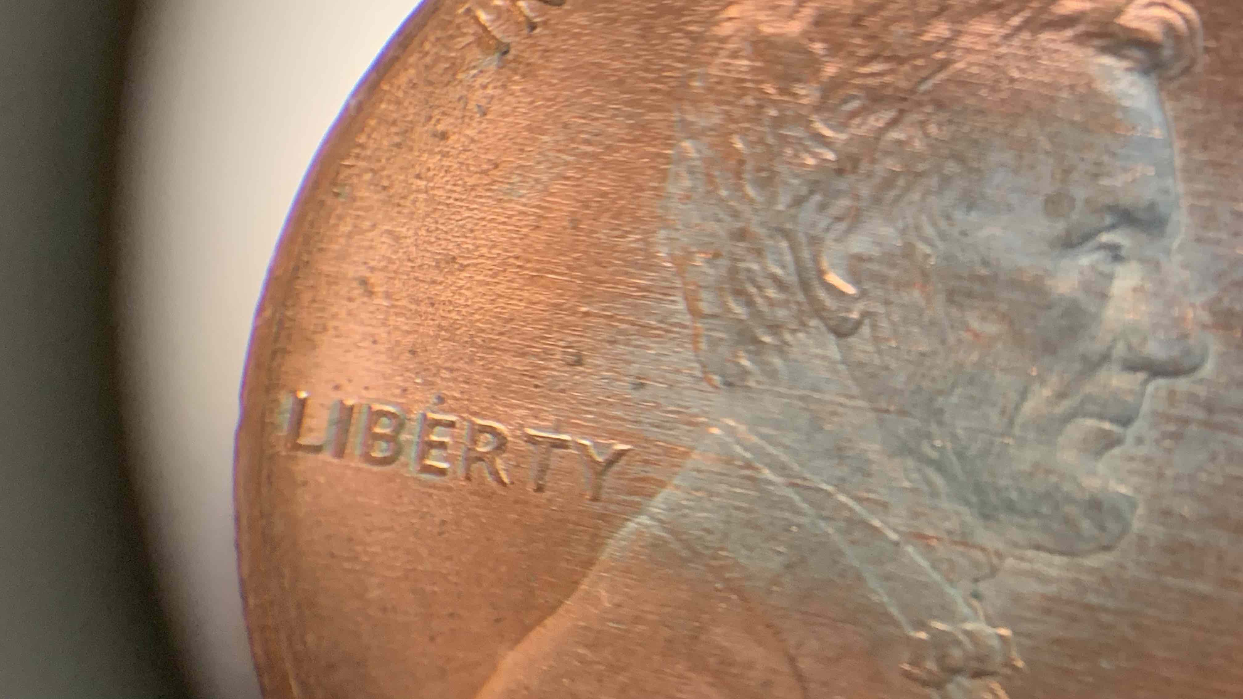 Partial-Plating-Error?-1990-Lincoln-Cent-With-Incomplete-Copper-Plating?
